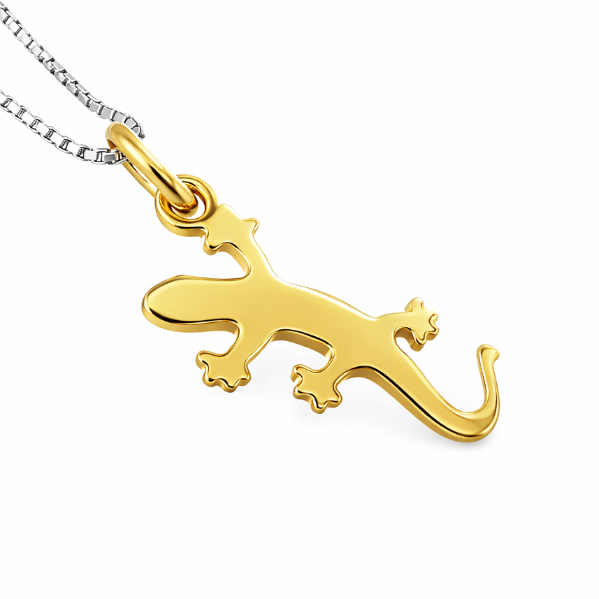 Collana con ciondolo - 18 carati Oro giallo, Oro bianco