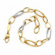 Bracciale - 18 carati Oro giallo, Oro bianco - Handmade
