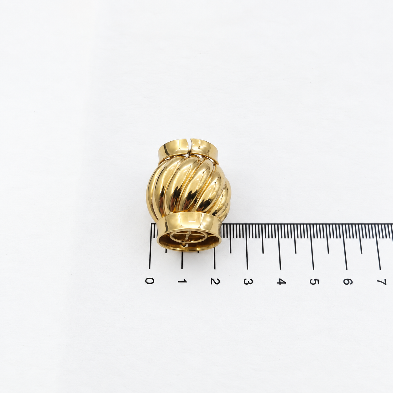 Chiusura per collana - 18 carati Oro giallo, Oro bianco - Made in Italy - Handmade