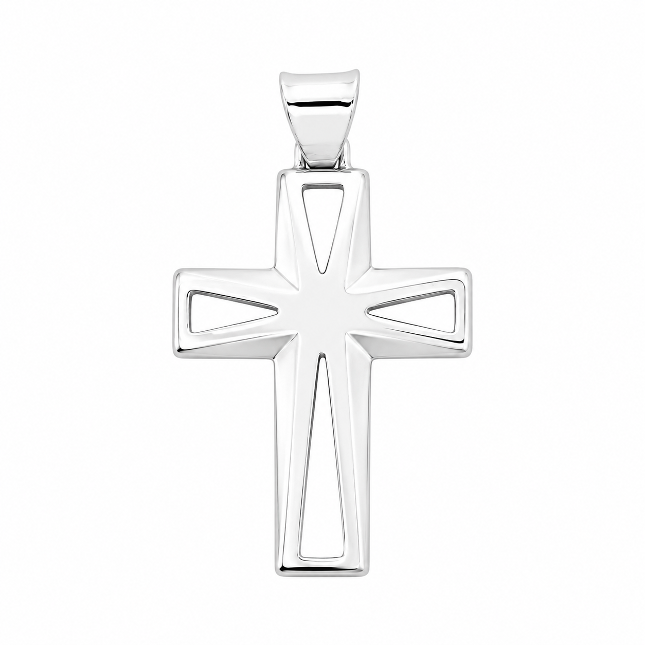 Ciondolo - 18 carati Oro bianco - Made in Italy - Handmade
