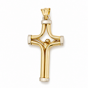 Ciondolo - 18 carati Oro giallo, Oro bianco - Made in Italy - Handmade