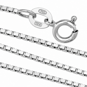 Collana - 18 carati Oro bianco - Made in Italy - Handmade