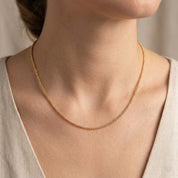 Collana - 18 carati Oro giallo - Made in Italy - Handmade