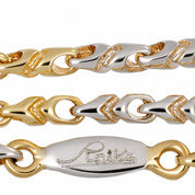 Collana - 18 carati Oro giallo, Oro bianco - Made in Italy - Handmade