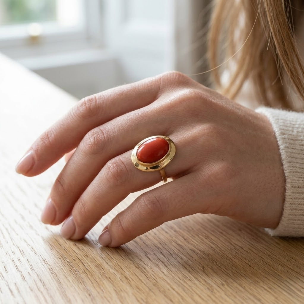 Anello da donna in oro giallo 18 carati