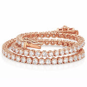 Bracciale - 18 carati Oro rosa - 2.80ct. tw. Diamante (Naturale)