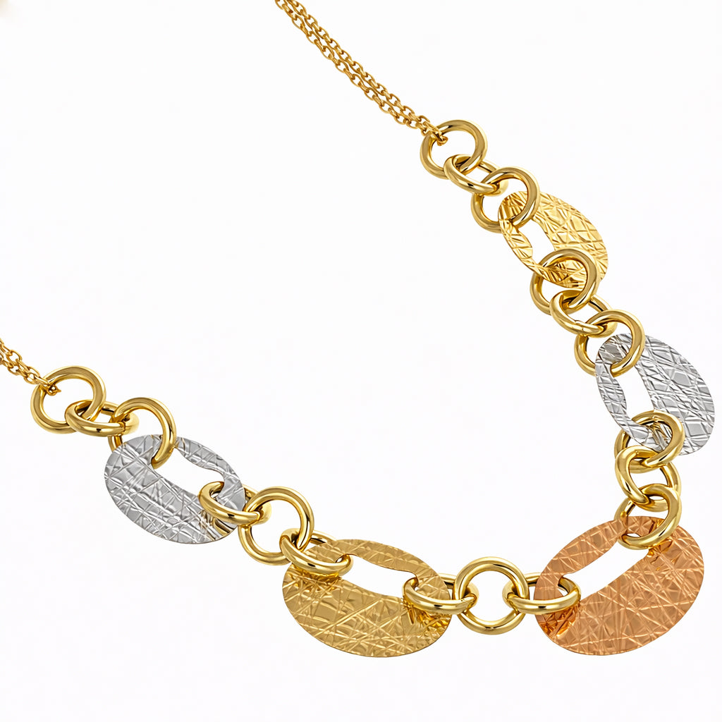 Collana - 18 carati Oro bianco, Oro giallo, Oro rosa