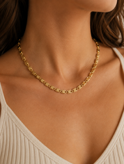 Collana - 18 carati Oro giallo - Made in Italy - Handmade