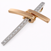 Ciondolo - 18 carati Oro bianco, Oro giallo - 0.05ct. tw. Diamante (Naturale)