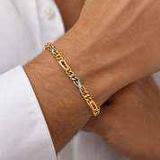 Bracciale - 18 carati Oro giallo, Oro bianco - Made in Italy
