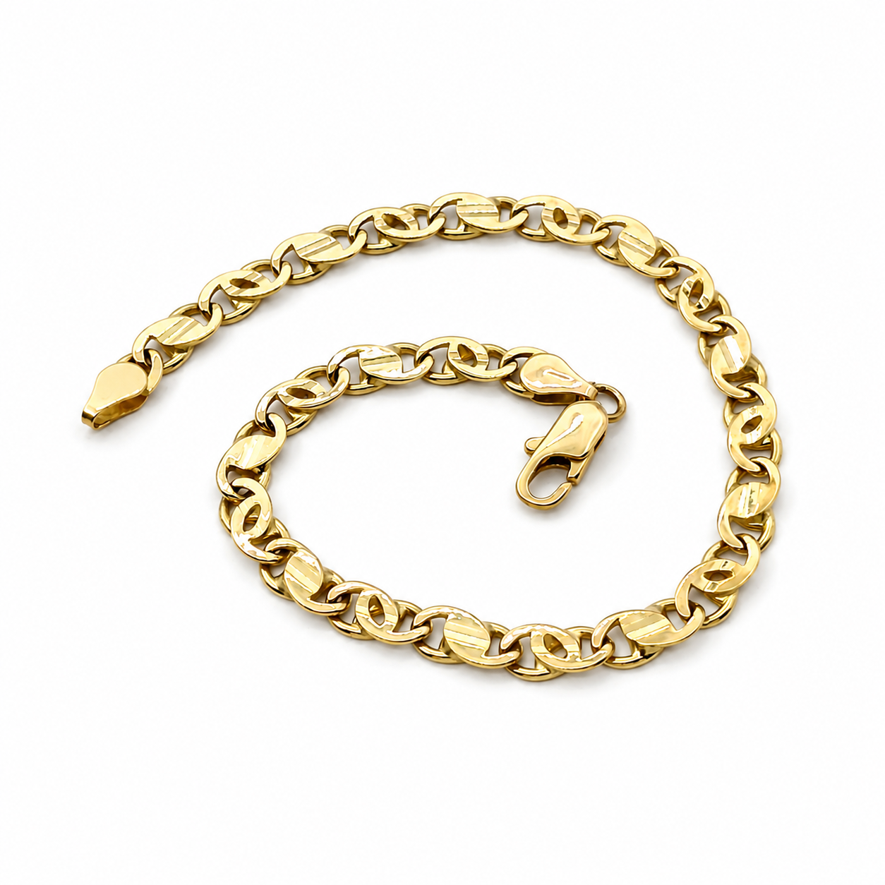 Bracciale - 18 carati Oro giallo - Handmade - Made in Italy