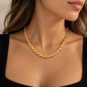Collana - 18 carati Oro giallo - Made in Italy - HandMade
