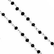 Collana - 18 carati Oro bianco - 6.90ct. tw. Onice
