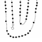 Collana - 18 carati Oro bianco - 6.90ct. tw. Onice