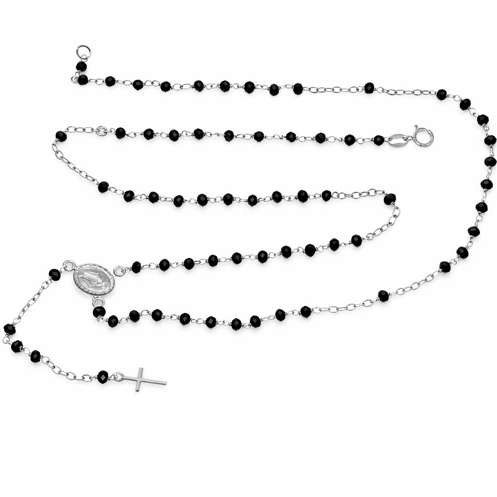 Collana - 18 carati Oro bianco - 6.90ct. tw. Onice