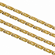 Collana - 18 carati Oro giallo - Made in Italy - Handmade