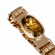 Bracciale - 18 carati Oro giallo - 10.00ct. tw. Quarzo - Made in Italy - Handmade