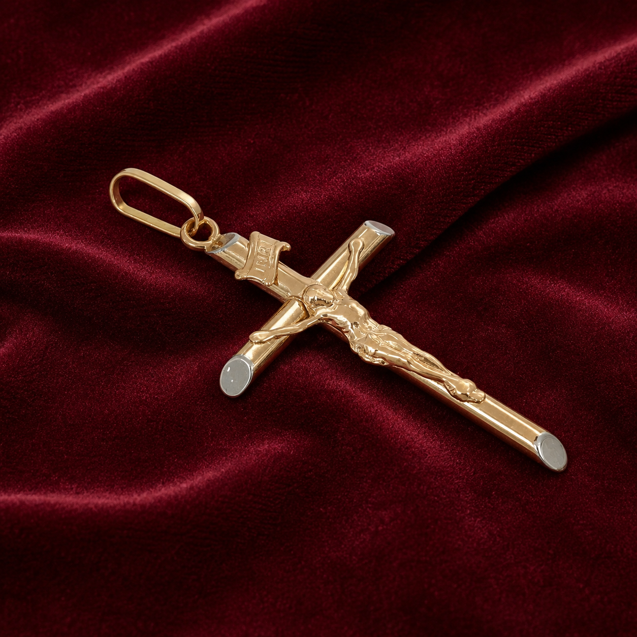 Ciondolo - 18 carati Oro giallo - Made in Italy - Handmade