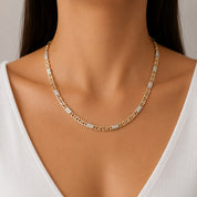 Collana - 18 carati Oro giallo, Oro bianco - Made In Italy - Hand Made