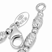 Bracciale - 18 carati Oro bianco - Made in Italy - Handmade