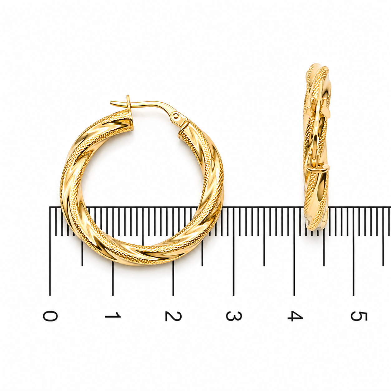Orecchini - 18 carati Oro giallo - Made in Italy - Handmade