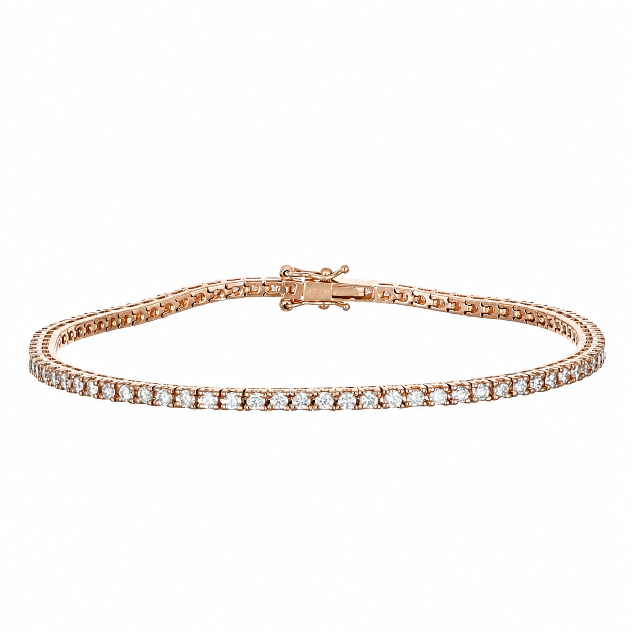 Bracciale - 18 carati Oro rosa - 1.60ct. tw. Diamante (Naturale) - Made in Italy - Handmade