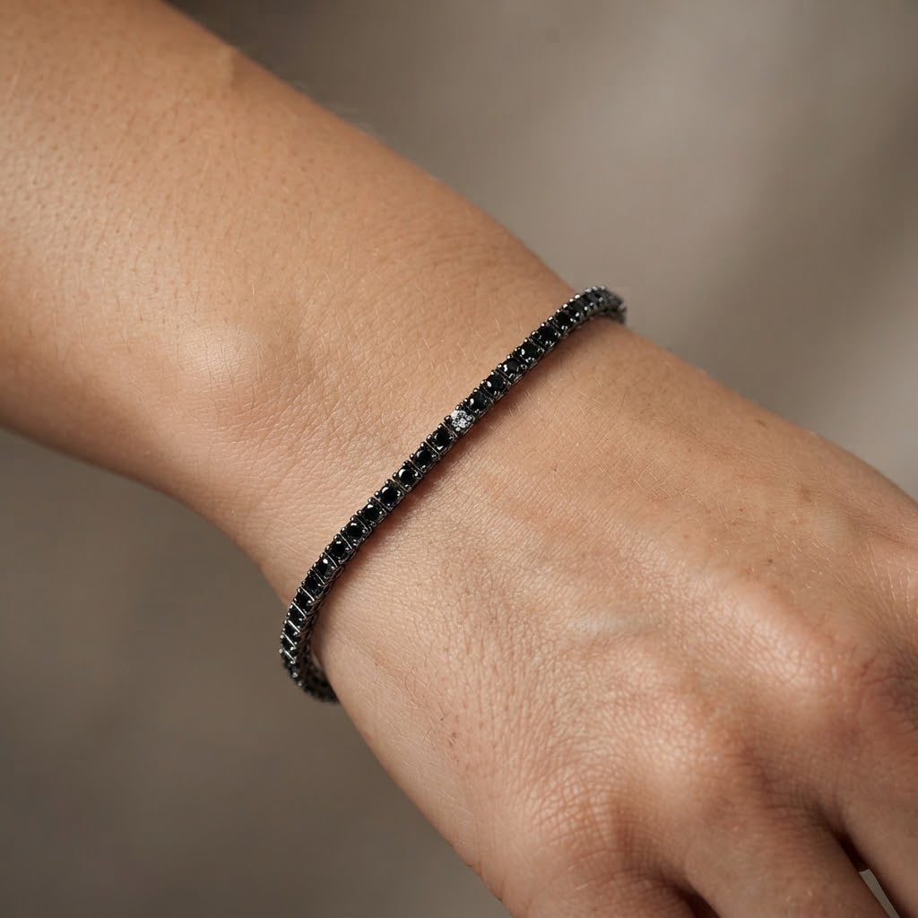 Bracciale - 18 carati Oro bianco- 2.69ct. tw. Diamante (Naturale) - Diamante - Made in Italy - Handmade