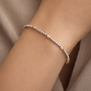 Bracciale in Oro Bianco , Oro Rosa 18 carati