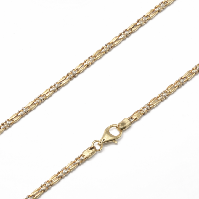 Collana in Oro giallo Oro bianco 18 carati