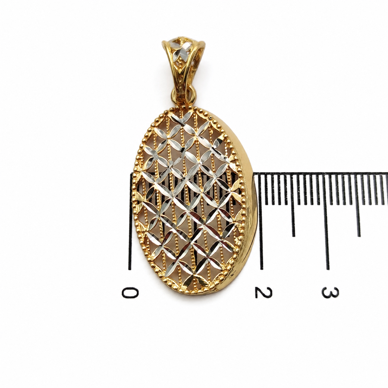Ciondolo - 18 carati Oro giallo, Oro bianco - Made in Italy - Handmade