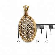 Ciondolo - 18 carati Oro giallo, Oro bianco - Made in Italy - Handmade
