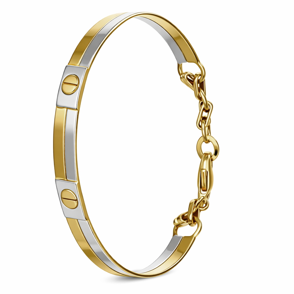 Bracciale - 18 carati Oro giallo, Oro bianco