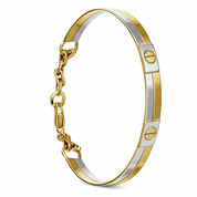 Bracciale - 18 carati Oro giallo, Oro bianco