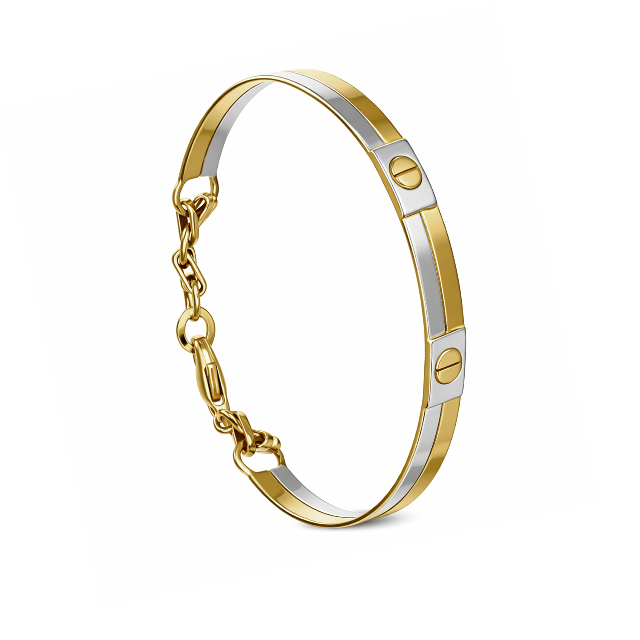 Bracciale - 18 carati Oro giallo, Oro bianco
