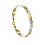 Bracciale - 18 carati Oro giallo, Oro bianco