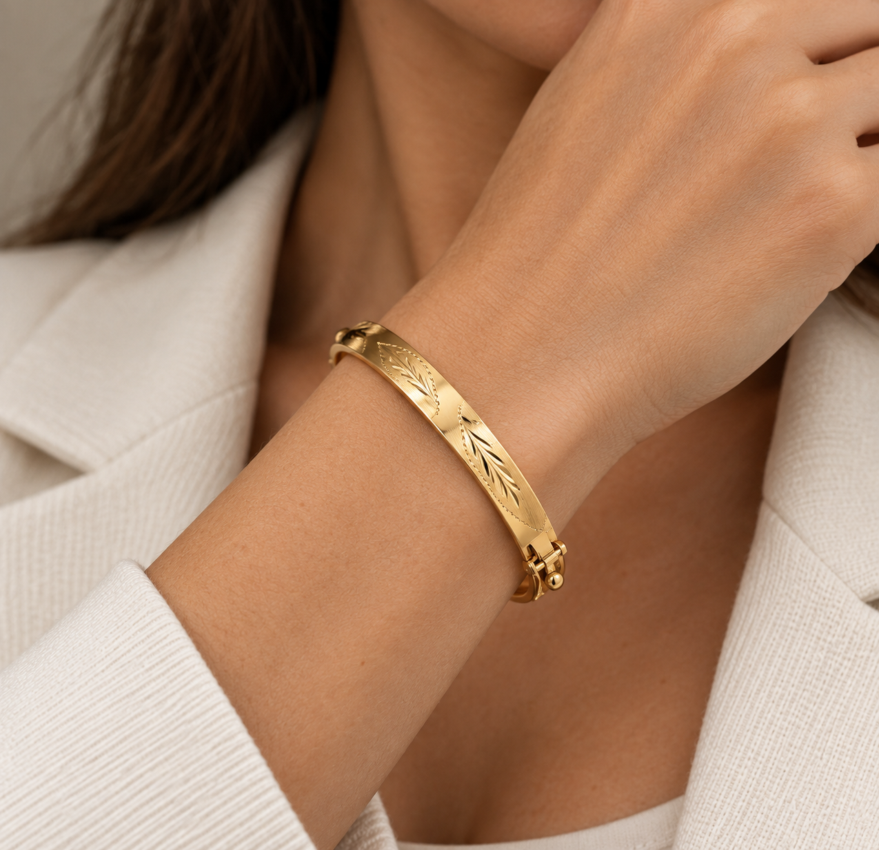 Bracciale - 18 carati Oro giallo - Made in Italy - Handmade