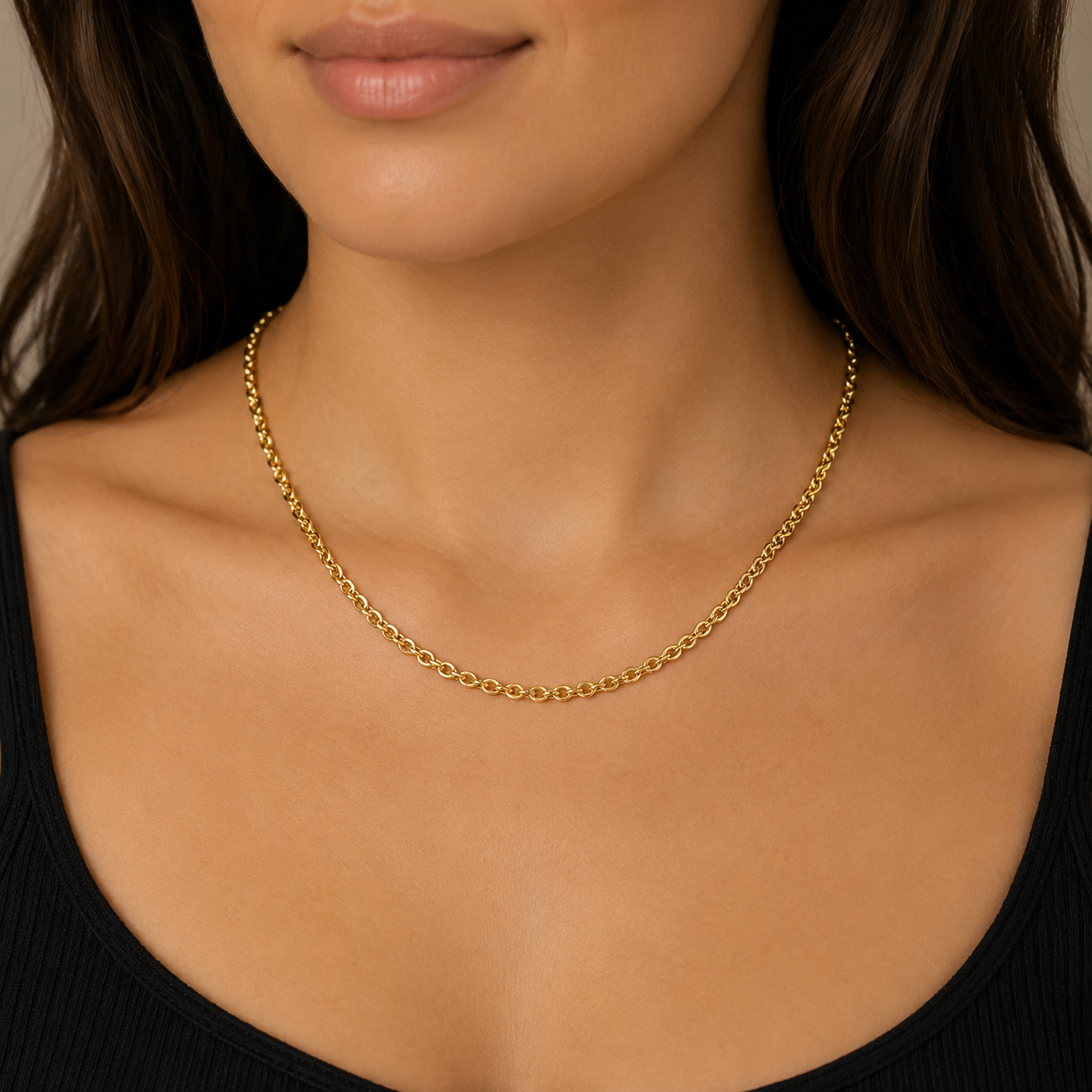 Collana - 18 carati Oro giallo - Made in Italy - Handmade