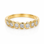 Anello - 18 carati Oro giallo - 0.98ct. tw. Diamante (Naturale)