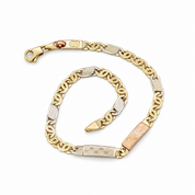 Bracciale - 18 carati Oro giallo, Oro rosa, Oro bianco - Handmade - Made in Italy