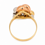 Anello - 18 carati Oro giallo, Oro rosa, Oro bianco - Made in Italy - Handmade