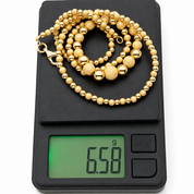 Collana - 18 carati Oro giallo - Made in Italy - Handmade