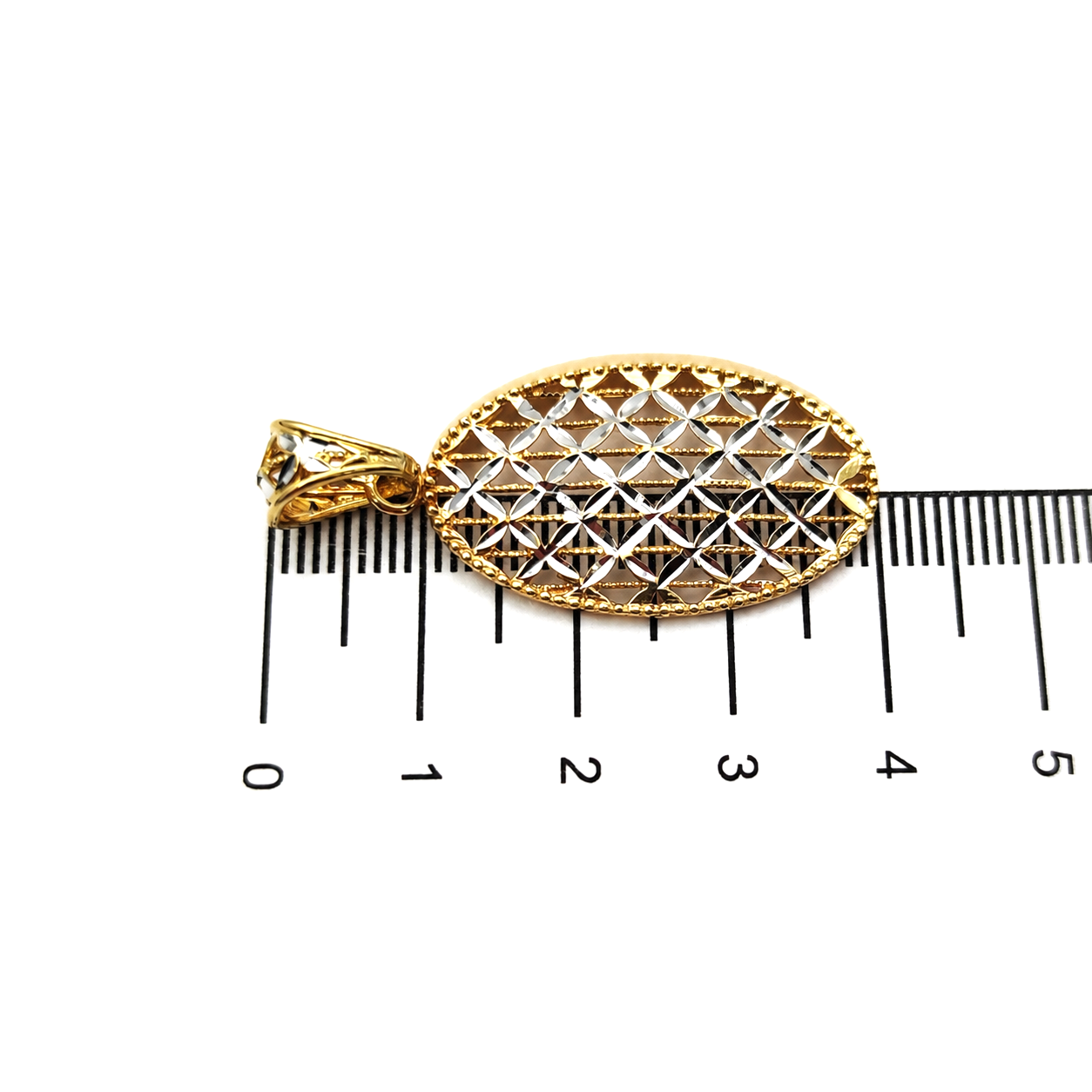 Ciondolo - 18 carati Oro giallo, Oro bianco - Made in Italy - Handmade