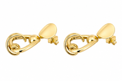 Orecchini - 18 carati Oro giallo - Made in Italy - Handmade