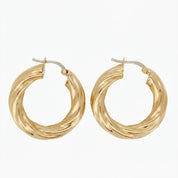 Orecchini - 18 carati Oro giallo - Made in Italy - Handmade