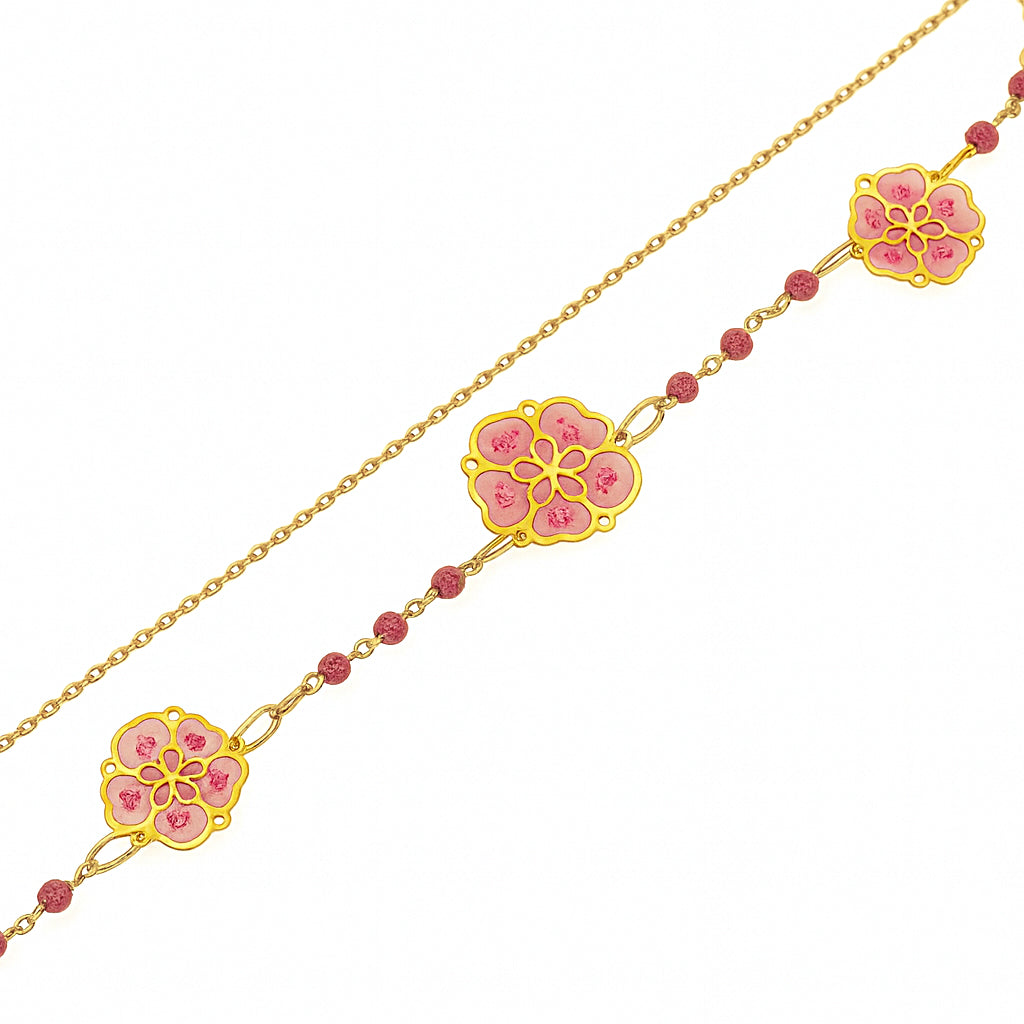 Collana - 18 carati Oro rosa