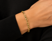 Bracciale - 18 carati Oro giallo - Made in Italy - Handmade
