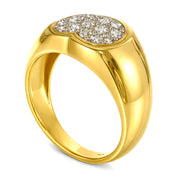 Anello - 18 carati Oro bianco, Oro giallo - 0.43ct. tw. Diamante (Naturale)