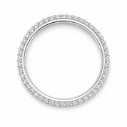 Anello - 18 carati Oro bianco - 1.50ct. tw. Diamante (Naturale) - Made in Italy - Handmade