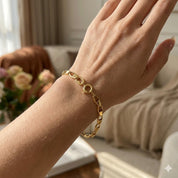 Bracciale - 18 carati Oro giallo - Handmade - Made in Italy