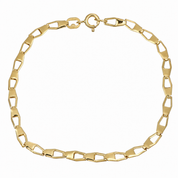 Bracciale - 18 carati Oro giallo - Handmade - Made in Italy